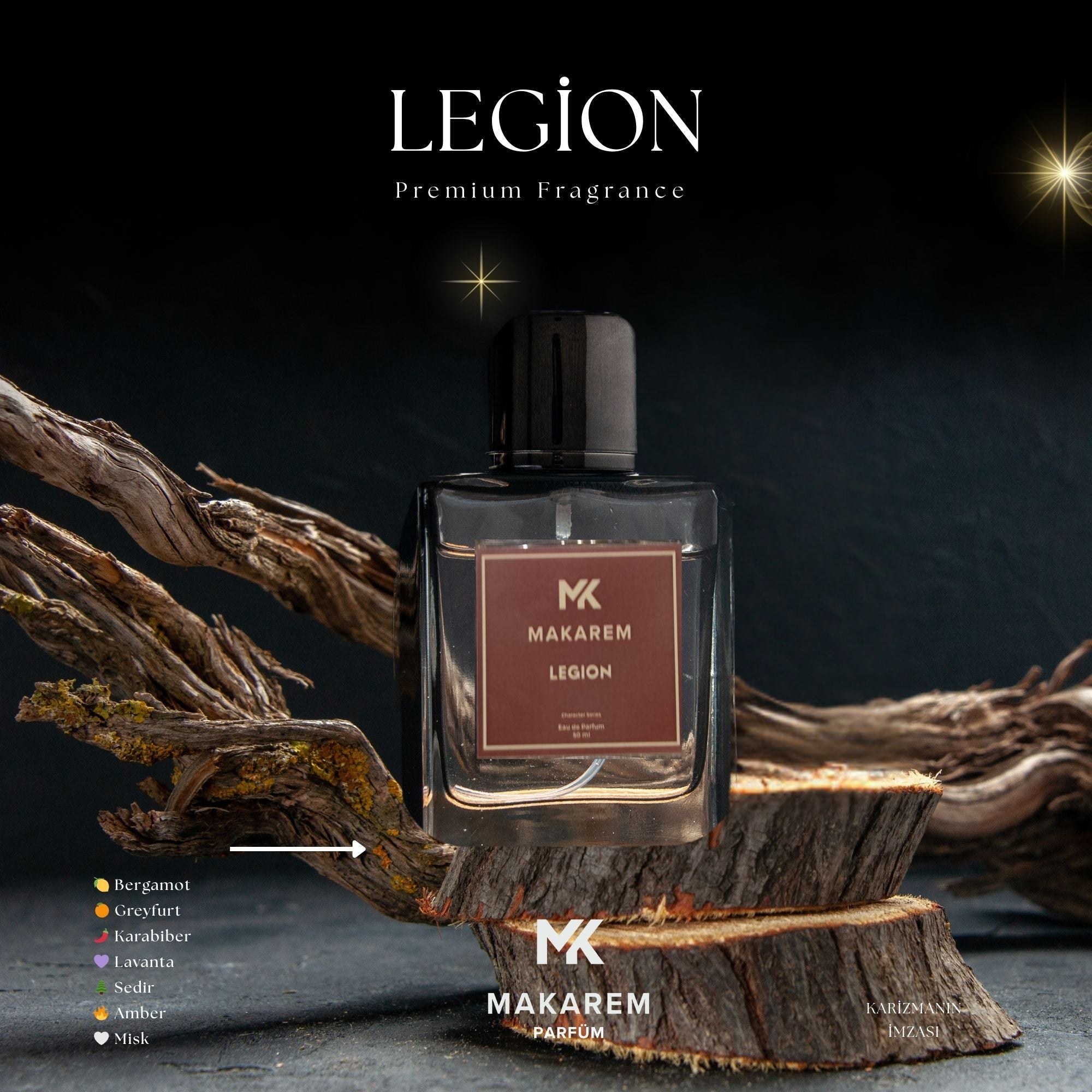 Makarem Legion – Niş Erkek Parfümü | Güçlü ve Asil İmza Koku
